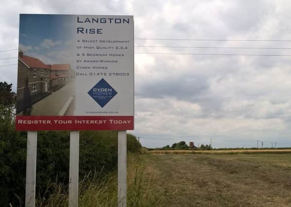 Cyden Homes have already started ground work on a 250-home estate off Langton Hill.