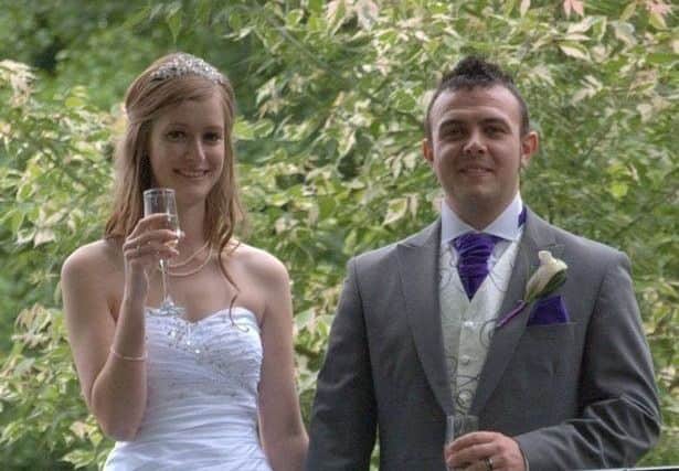 David and Katie Kirk on their wedding day. EMN-171212-094920001