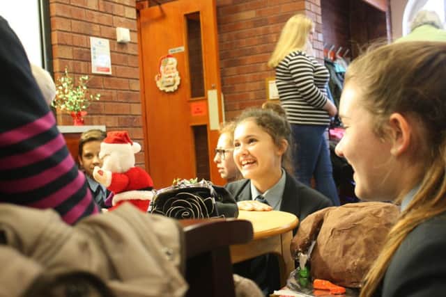 QEGS Alford - Christmas hampers.