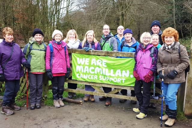 Get involved with 2018 event for Macmillan. Pictured are some of walkers who took part last year