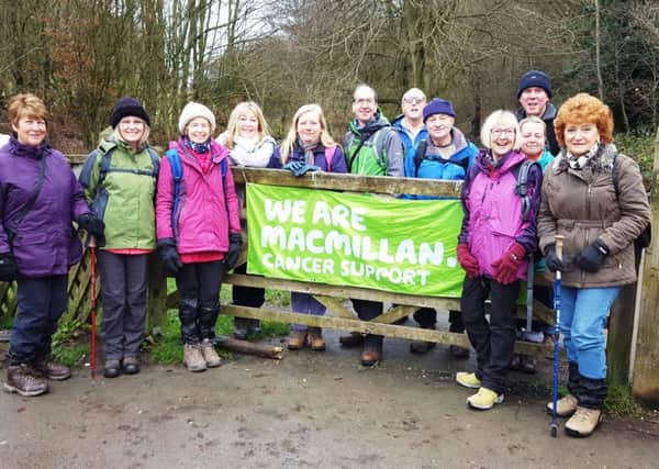 Get involved with  2018 event for Macmillan. Pictured are some of walkers who took part last year