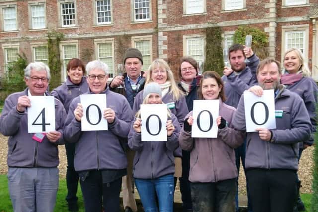 Staff and volunteers at Gunby Hall and Gardens. Photo by National Trust.