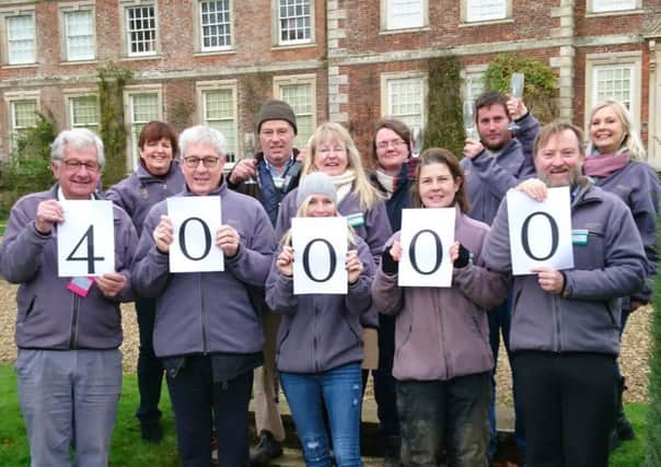 Staff and volunteers at Gunby Hall and Gardens. Photo by National Trust.