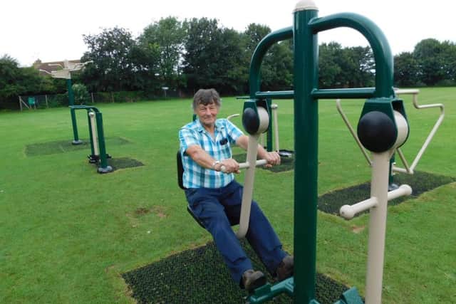 Dave Couzens, steward at Heckington Playing Field and Pavilion.