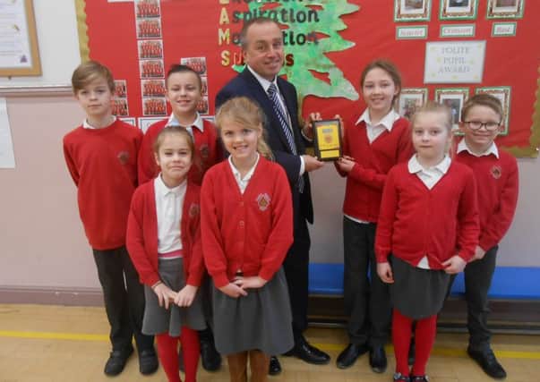A 'golden' occasion at Wrangle Primary School.