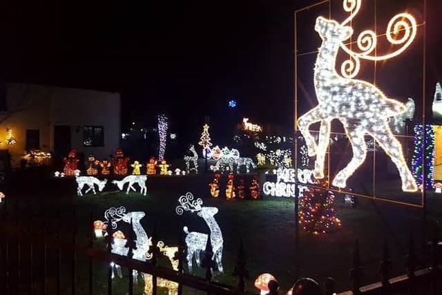 There are 34 lit-up reindeer and a host of other animals to bring the festive spirit to North Kelsey Moor EMN-171213-161435001