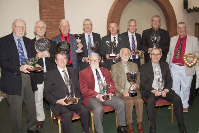 Boston West trophy winners for the 2017 season.