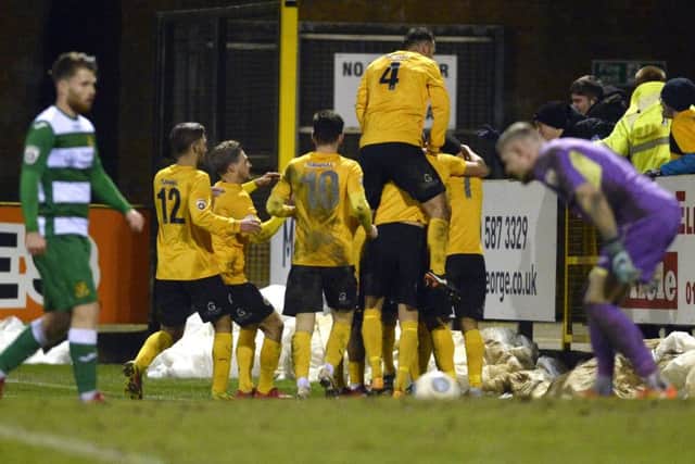 Boston Utd v Southport. Picture: Sarah Washbourn/www.yellowbellyphotos.com