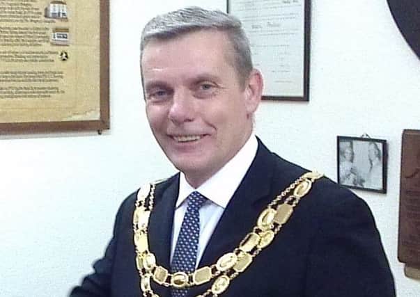 Mayor of Spilsby Coun Mark Gale. ANL-171218-175330001