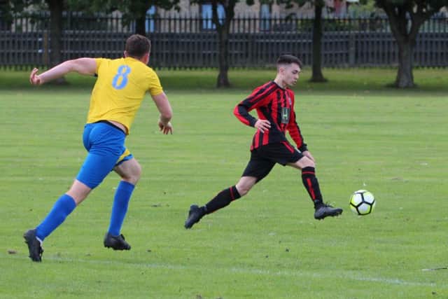 Dom Lyons won on target against Freiston the last time the two sides met. Photo: Stephen Willmer.