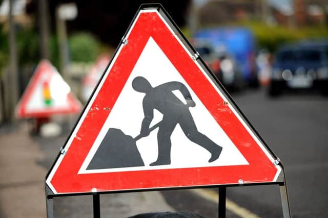 Roadworks.