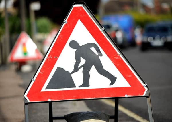 Roadworks.