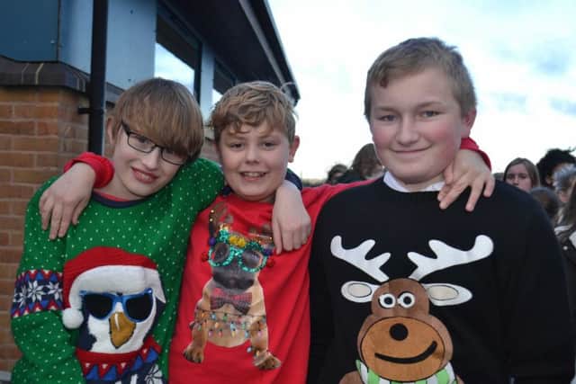 Sir William Robertson Academy Christmas Jumper Day. EMN-171221-104217001