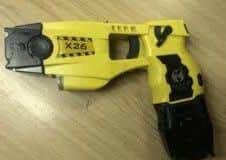 A police taser. EMN-171219-171548001