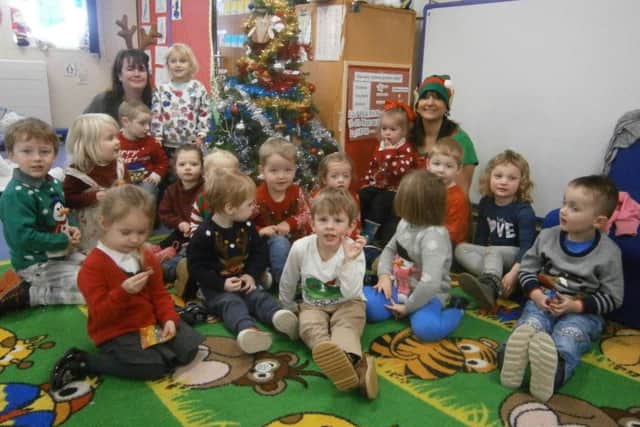 Children at Binbrook Early Learners had fun at their Christmas party. EMN-171221-150940001