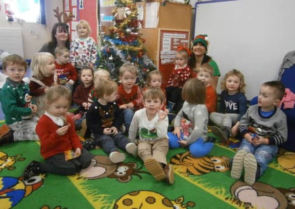 Children at Binbrook Early Learners had fun at their Christmas party. EMN-171221-150940001