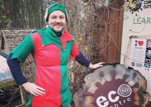 A busy elf at Skegness Eco Centre. ANL-171221-134018001