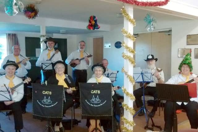 Coningsby & Tattershall Strummers provided the entertainment at the Tattershall Luncheon Club Christmas Party EMN-171220-133759001