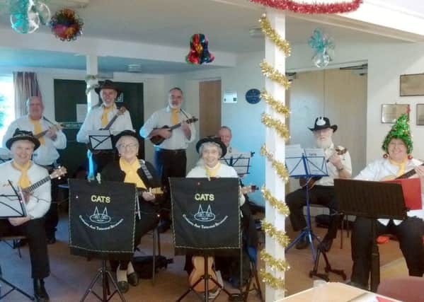 Coningsby & Tattershall Strummers provided the entertainment at the Tattershall Luncheon Club Christmas Party EMN-171220-133759001