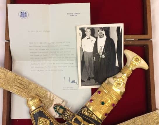 The ceremonial dagger.