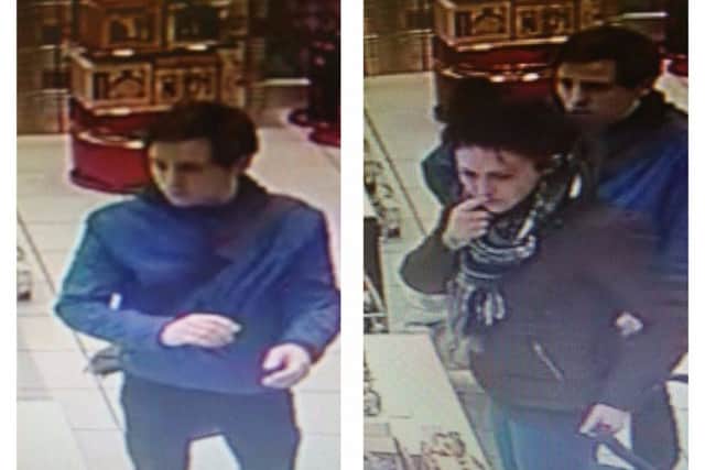 Police are looking for information on the two pictured.
