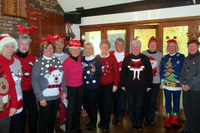 Boston Golf Club ladies got festive.