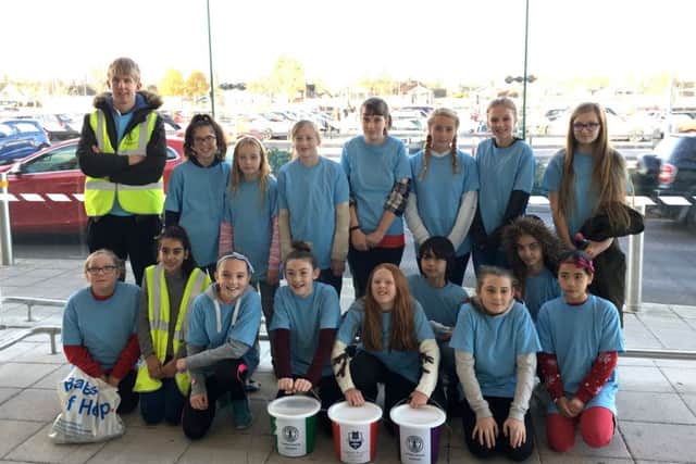 Students helped raise £410 for good causes.