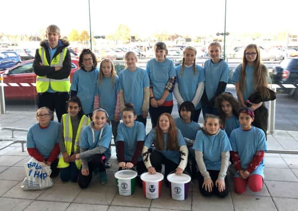 Students helped raise Â£410 for good causes.
