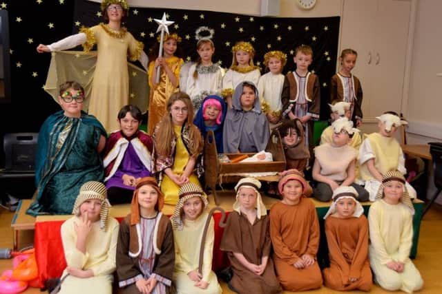 The Theddlethorpe Academy KS2 cast of Nativity Nightmares.