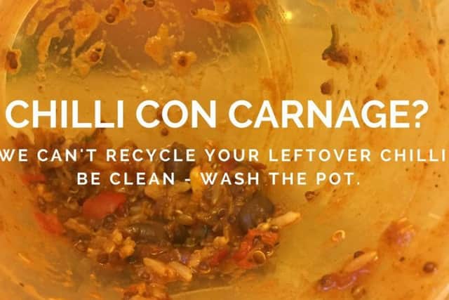 Lincolnshire County Council's campaign this Christmas to avoid recycling failures. EMN-171222-135705001