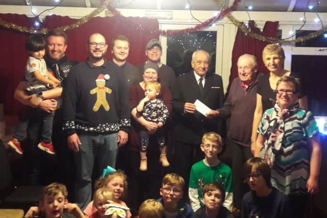 Cheque presentation from Friends of Hagworthingham.