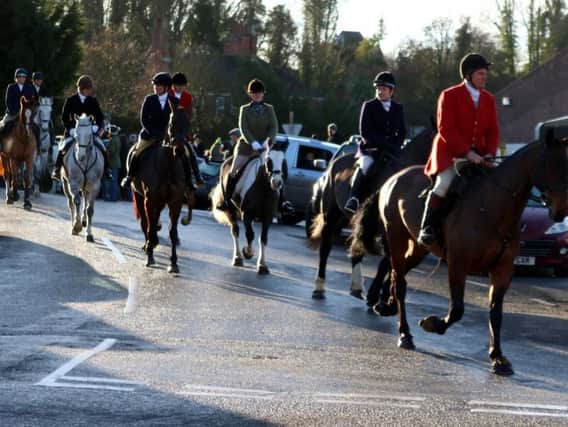Boxing Day Hunt, Louth (2017).