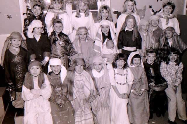North Kyme School's Christmas play from 1992. EMN-171227-172749001