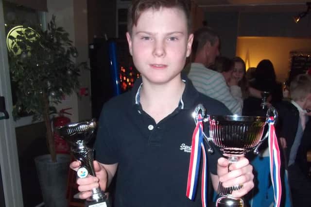 Keelan Guerin was the first winner of the Lucy Holt Award EMN-171227-152743002