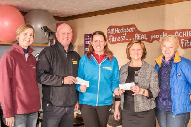 Helen Strawson, Stourton Estates; Dave Lea, LIVES; Gill Hodgson, Tanya Taylor, Macmillan and Nicky Porter.