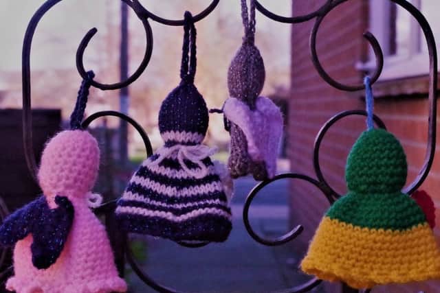 Christmas angels were dropped at various locations throughout Louth just before Christmas.