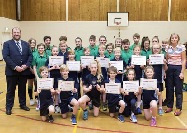 Louth Academy PE students were busy mentoring primary school pupils just before Christmas.