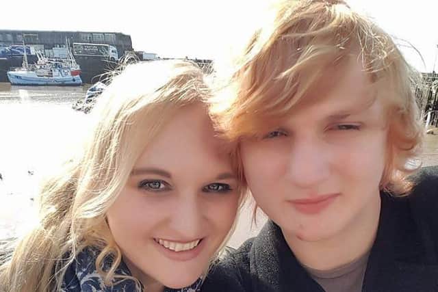 Sussie Cameron (left) has made a hearfelt plea for the return of a locket that contains her son's ashes. ANL-171229-090604001