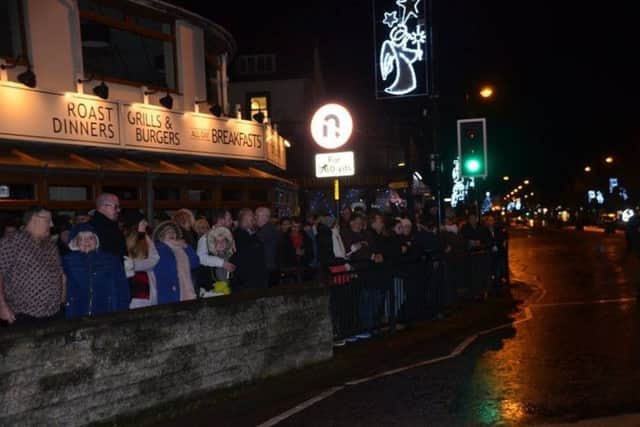 New Year's Eve at Skegness Clock Tower. Photo: Barry Robinson ANL-180101-091350001
