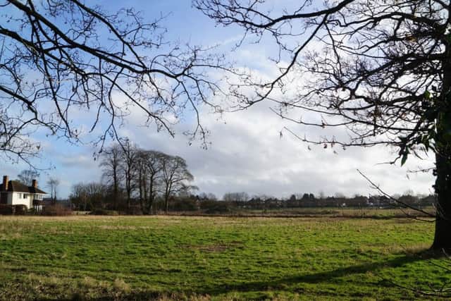 Land in Gainsborough Road which is the subject of a plan for 50 houses