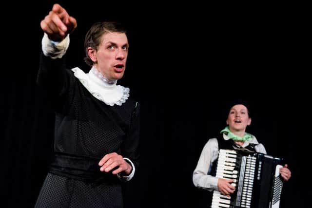 John Hilton stars as Marie Curie in the final part of a stage scientrilogy  from Tangram Theatre Company. PICTURE: Alex Brenner.