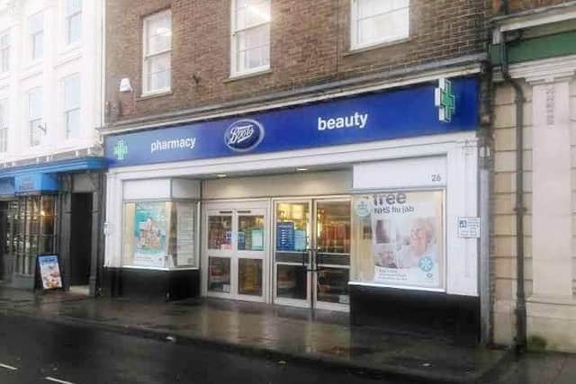 Boots in Mercer Row, Louth.
