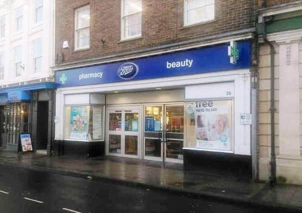 Boots in Mercer Row, Louth.