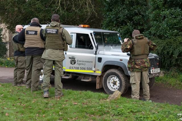 The Angling Enforcement team in action.