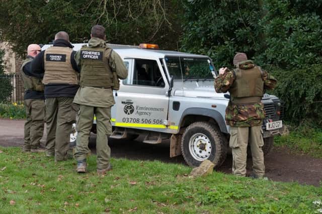 The Angling Enforcement team in action.