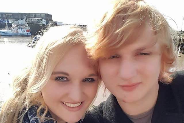 Sussie Cameron (left) has made a hearfelt plea for the return of a locket that contains her son's ashes. ANL-171229-090604001