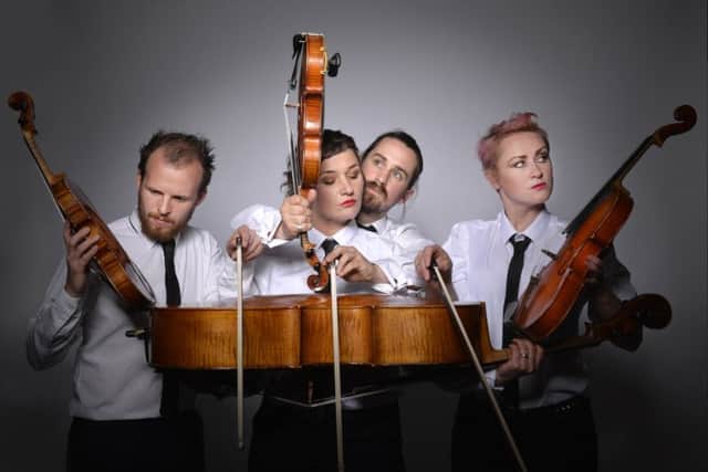 Bowjangles String Quartet will be entertaining audiences at Skegness Grammar School. Picture: Steve Ullathorne.