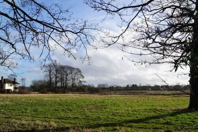 The proposed site for the 50-home development in Market Rasens Gainsborough Road