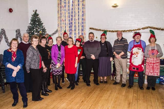 Some of the volunteers who helped out at the highly successful Community Christmas Day Lunch. Photo: supplied.