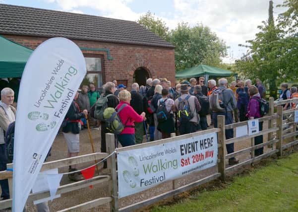 More than 100 people set off from walks at the launch event in Claxby last year EMN-180901-124229001